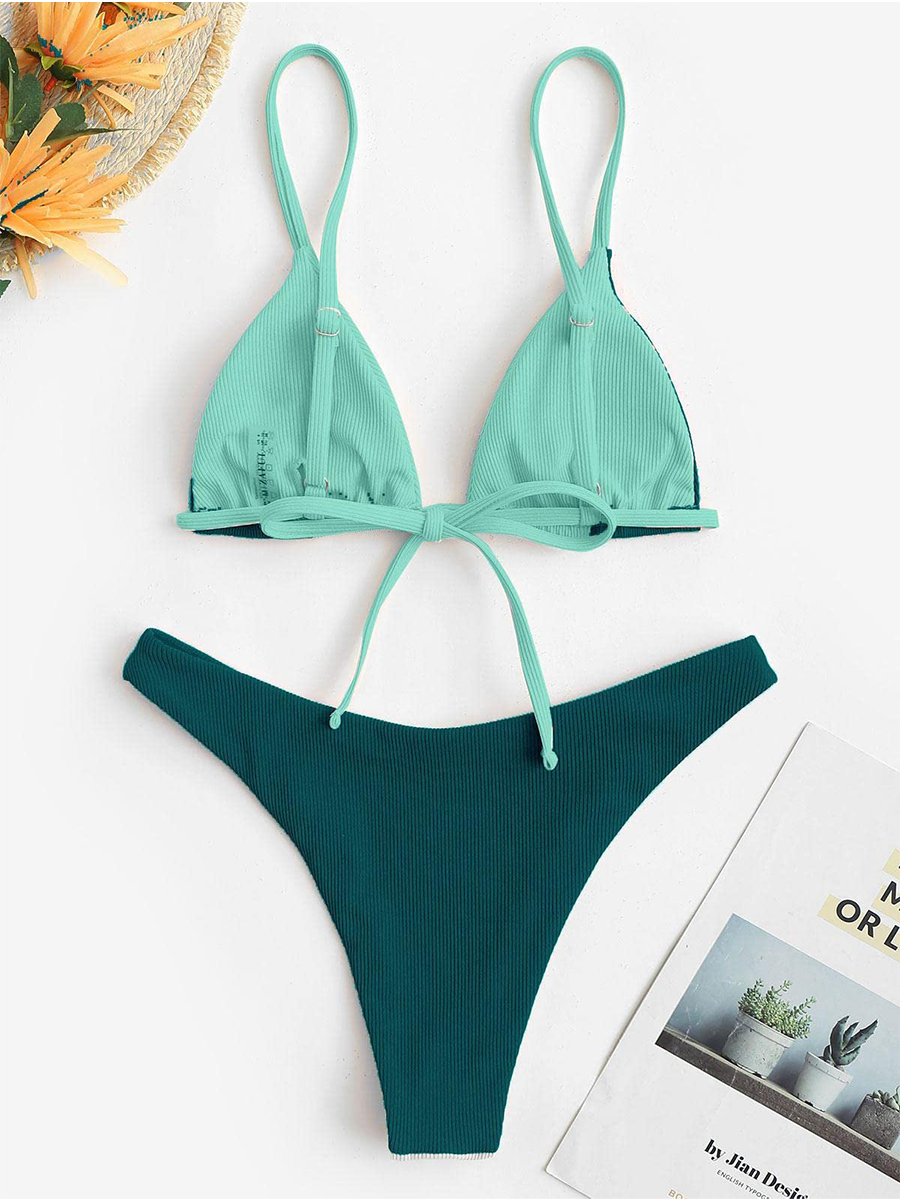 Colorblocked Bikini