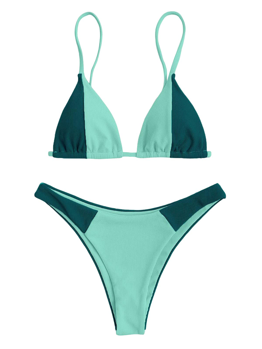 Colorblocked Bikini