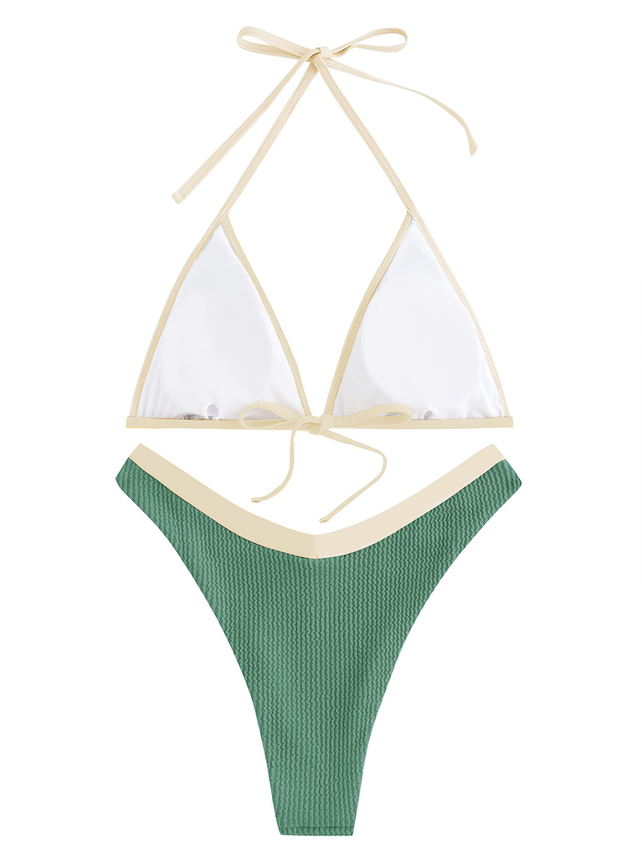 Colorblocked High Split