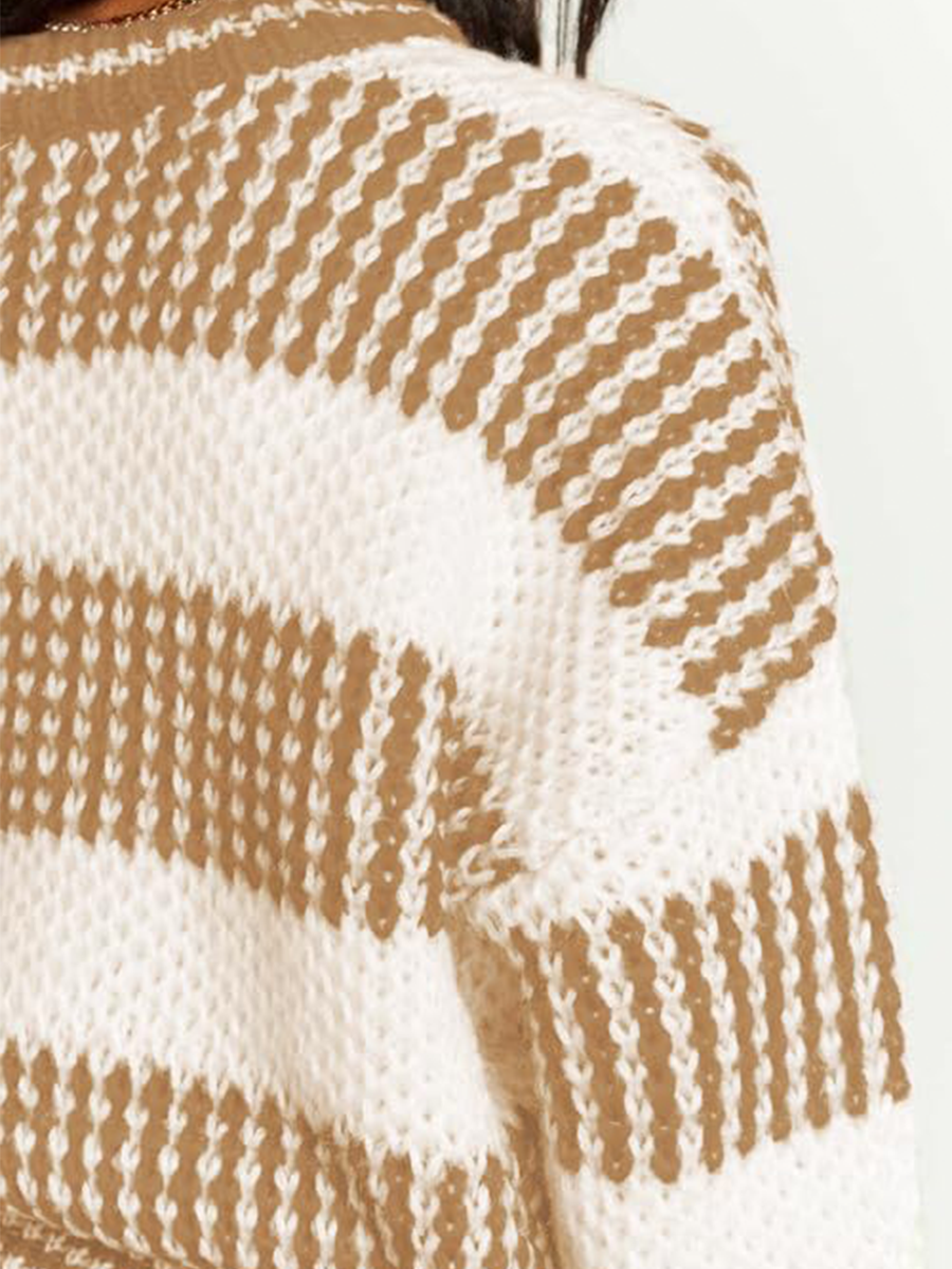 Colorblocked Knit Sweater