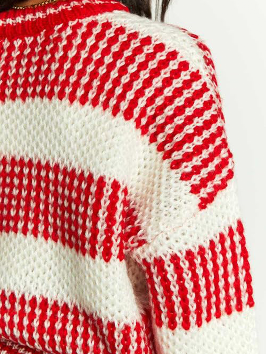 Colorblocked Knit Sweater