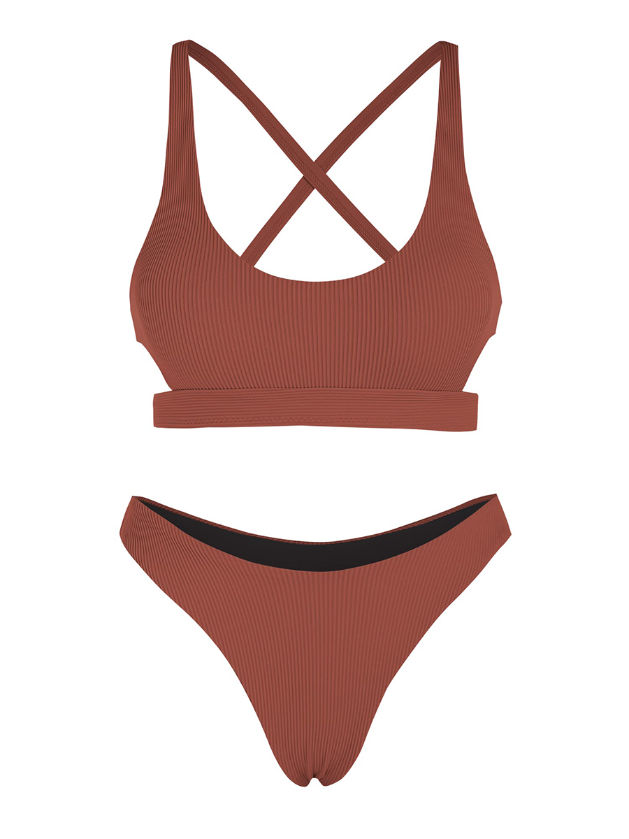 Criss Cross Back Swimsuit