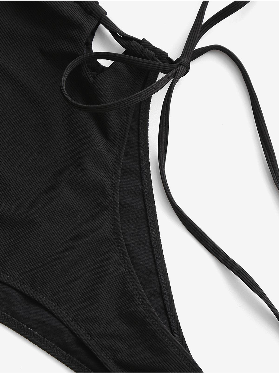 Cutout Halter Swimsuit