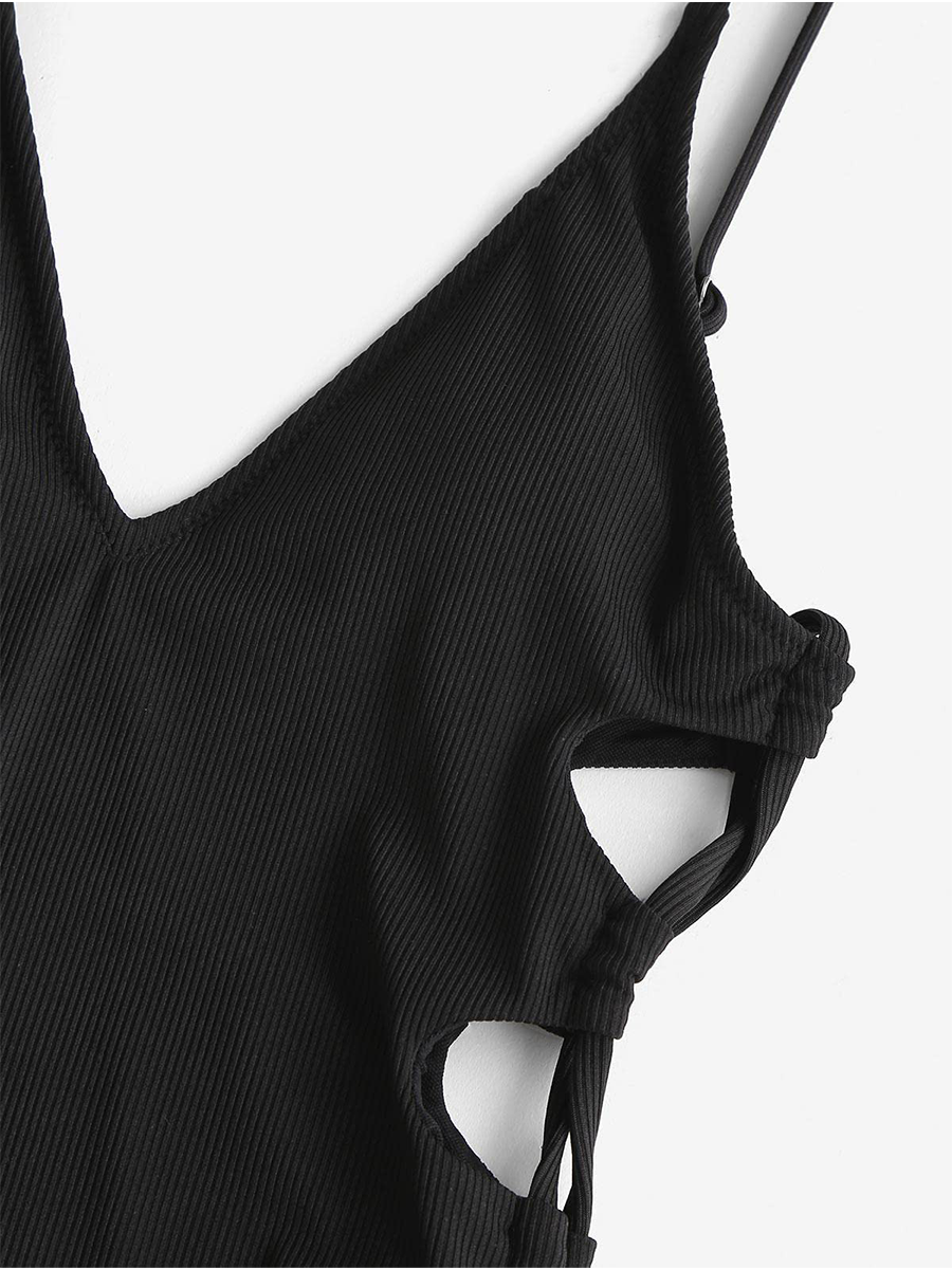 Cutout Halter Swimsuit