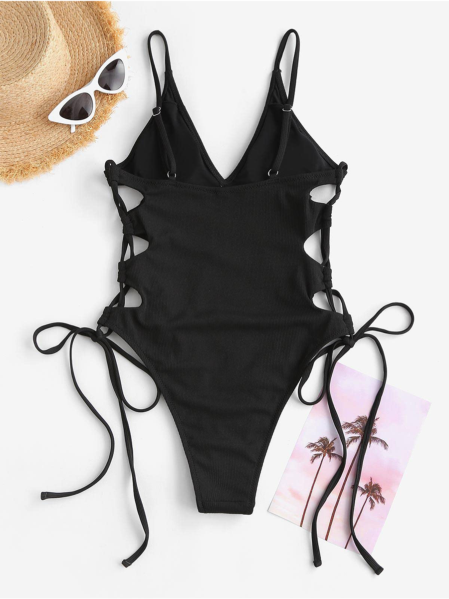 Cutout Halter Swimsuit