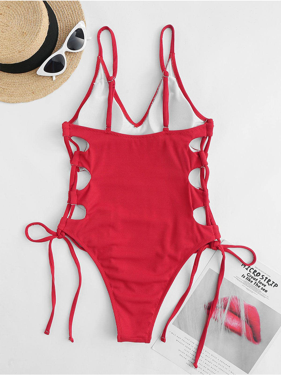 Cutout Halter Swimsuit