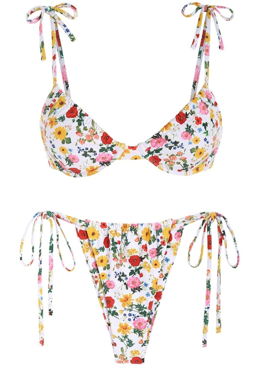 Floral Pattern Bikini