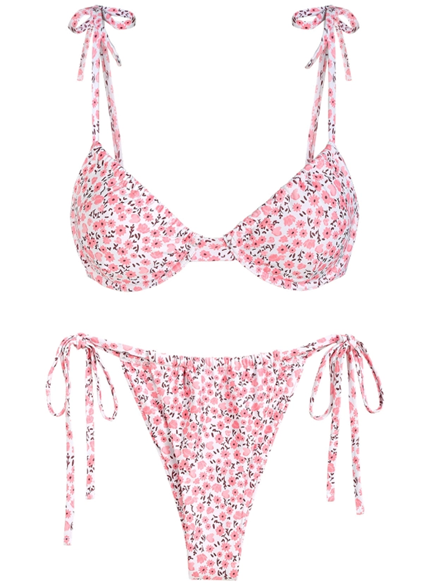 Floral Pattern Bikini