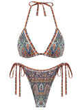 Halter High-Waisted Bikini