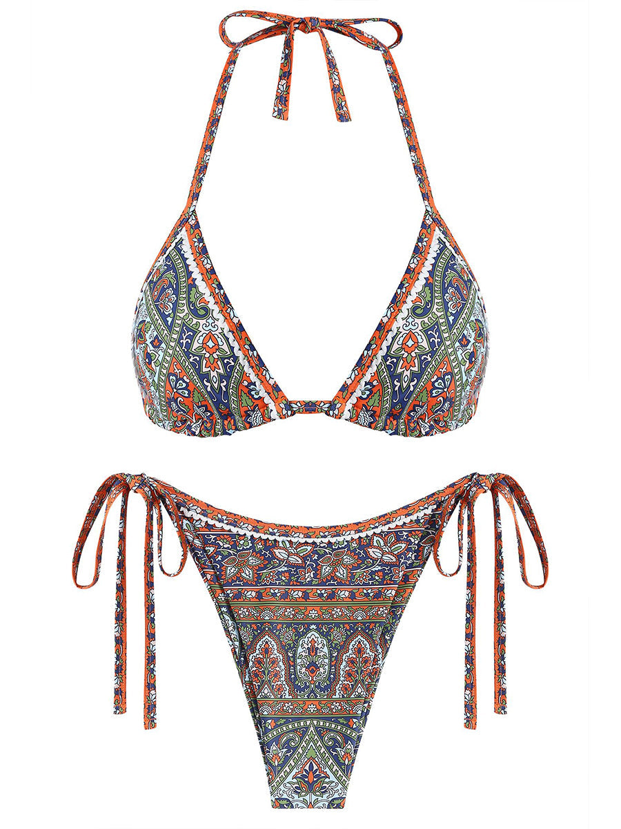 Halter High-Waisted Bikini