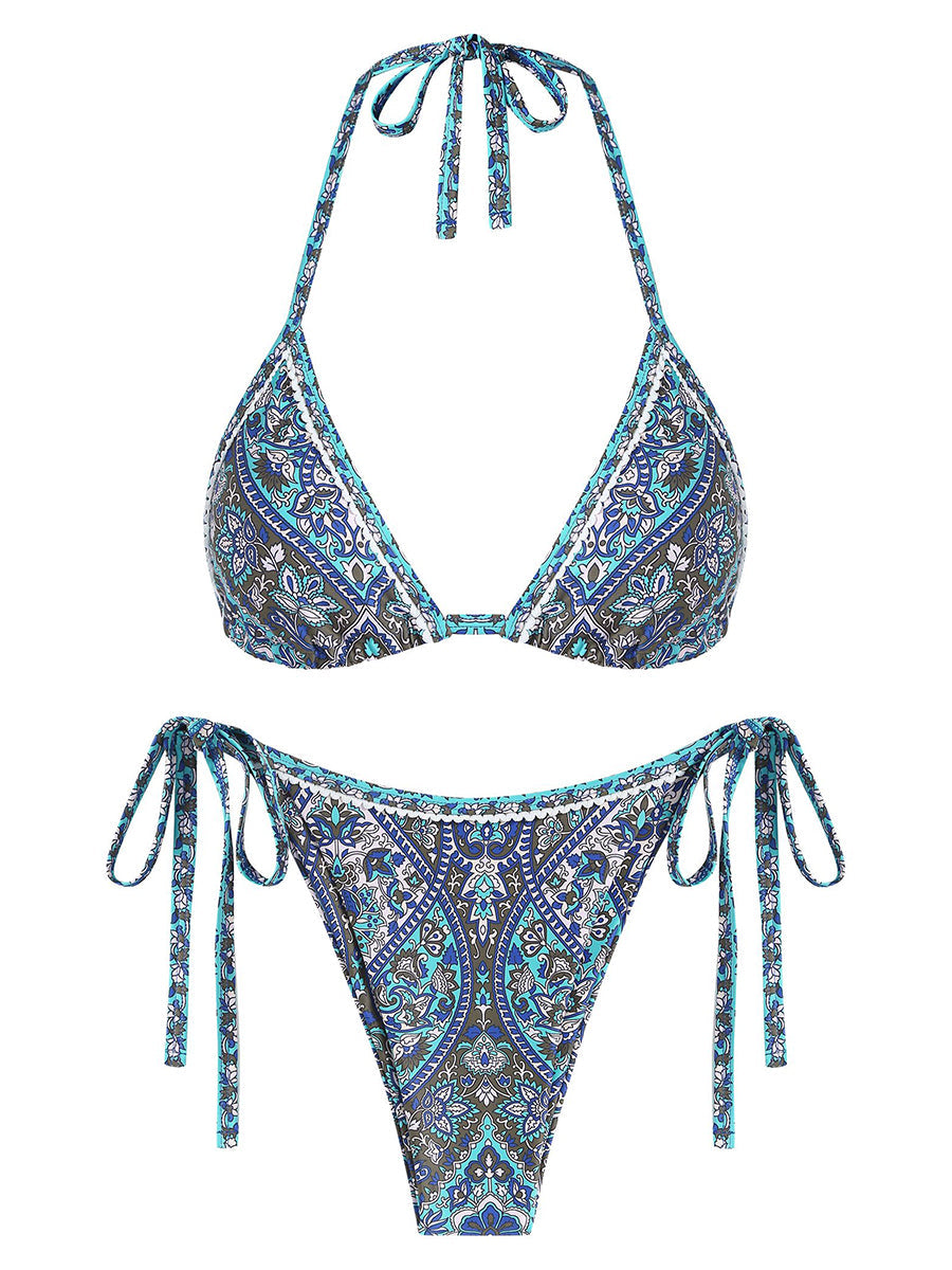 Halter High-Waisted Bikini