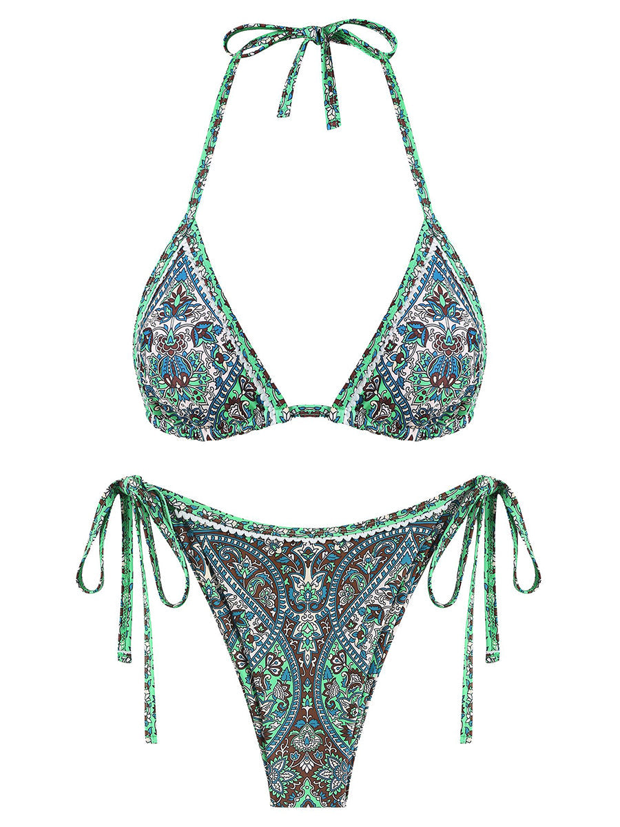 Halter High-Waisted Bikini