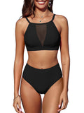 High Neck Bikini Set