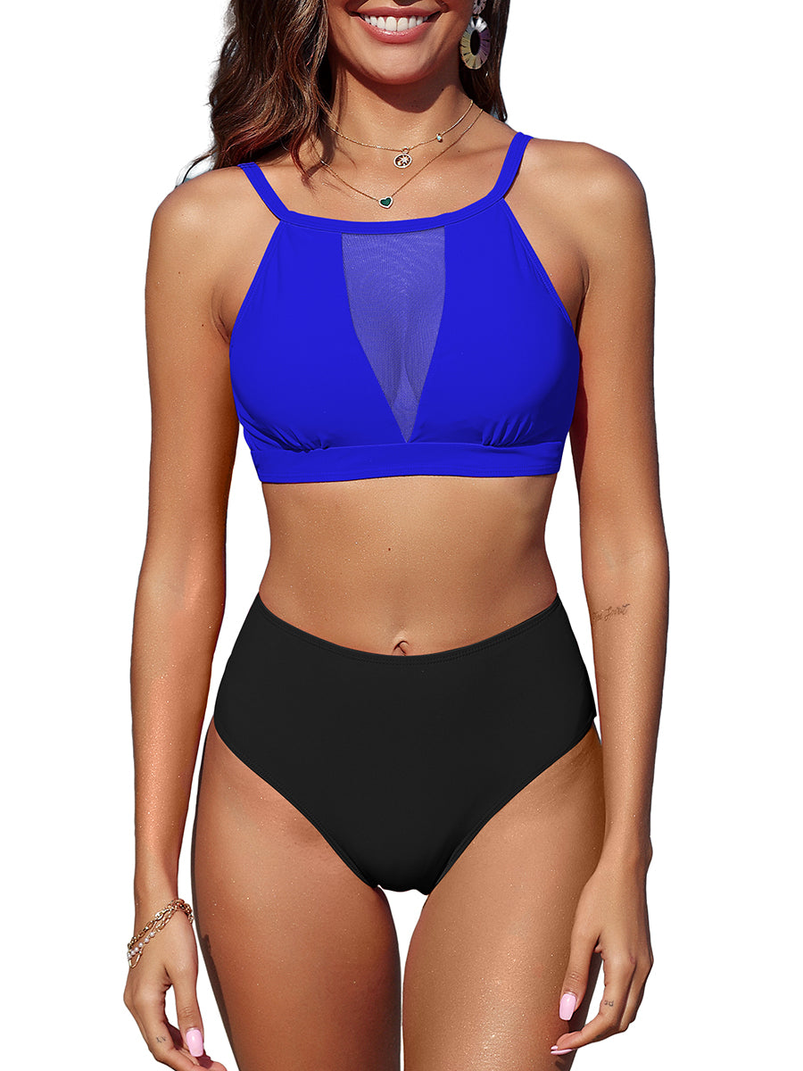 High Neck Bikini Set