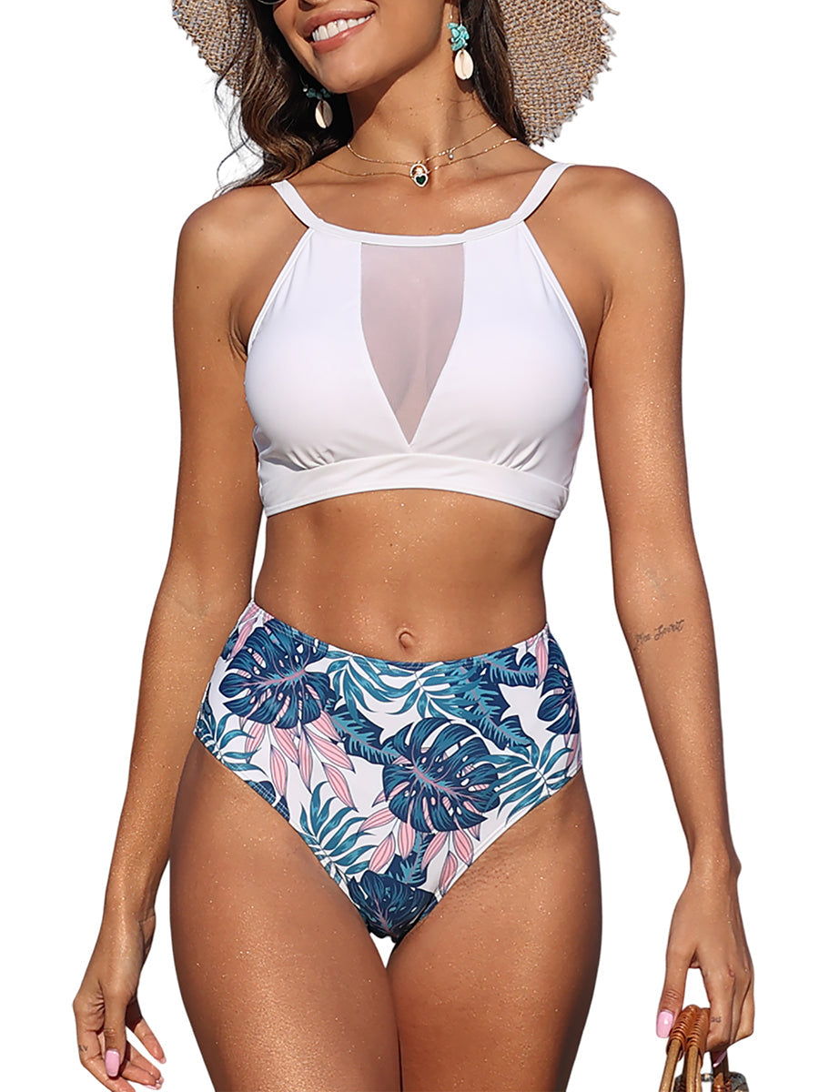 High Neck Bikini Set
