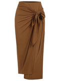 High Waist Ruched Skirt