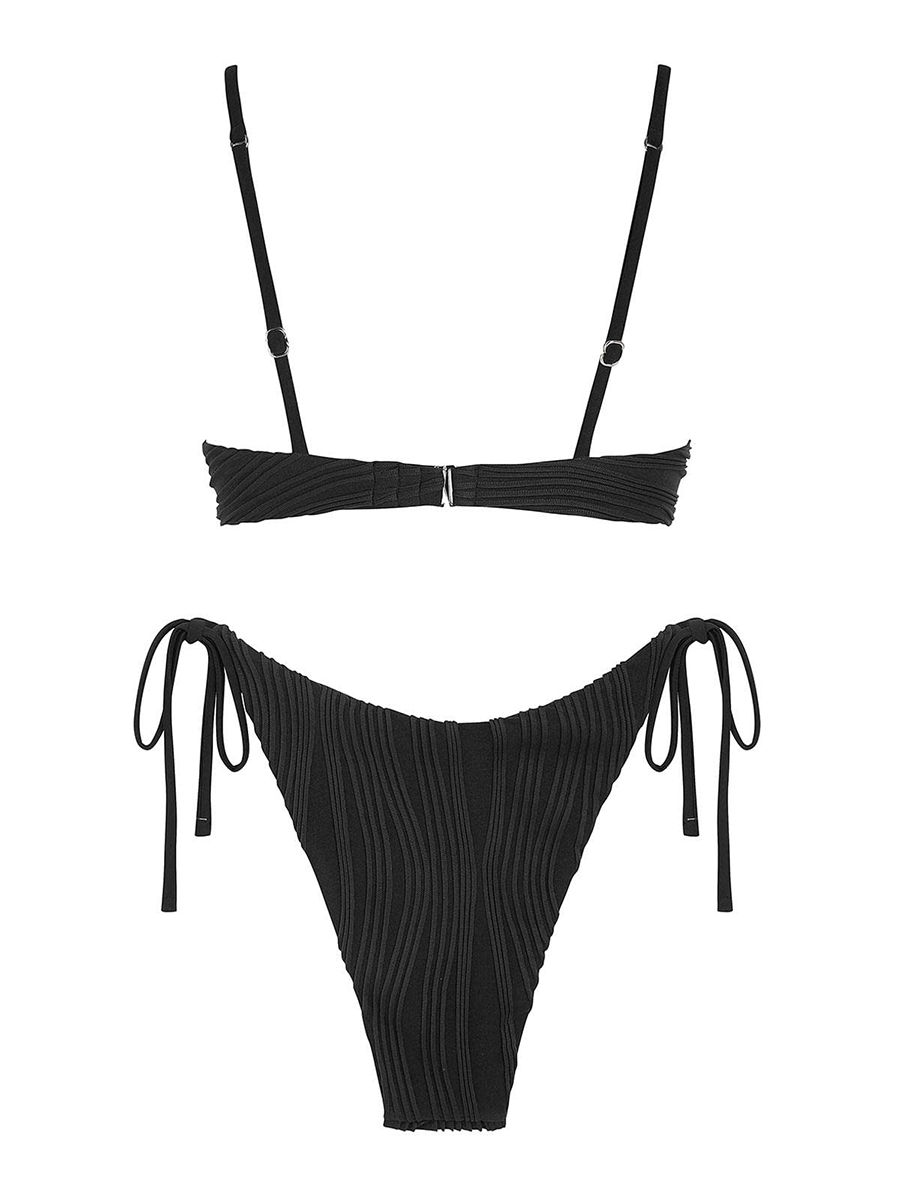 Lace Up Ribbing