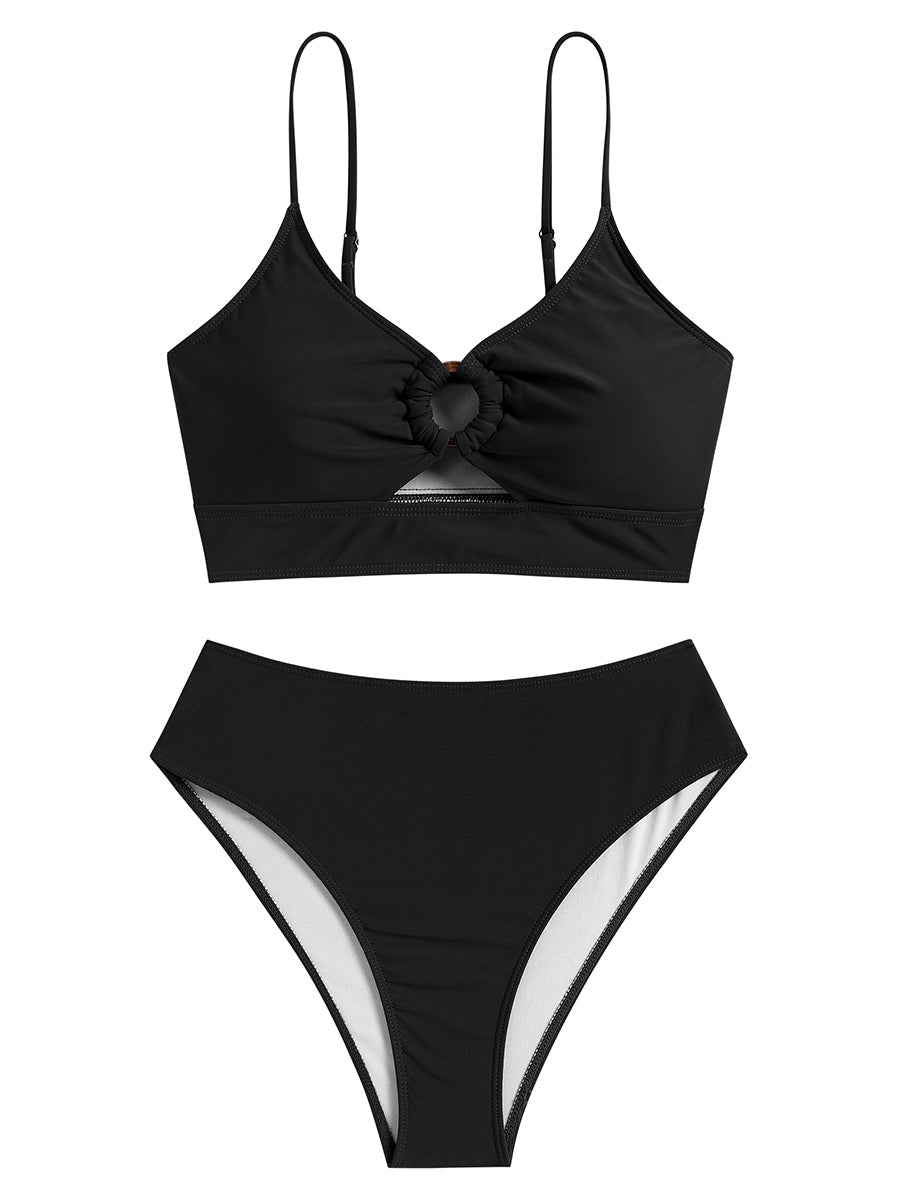 O Ring High Waisted Bikini