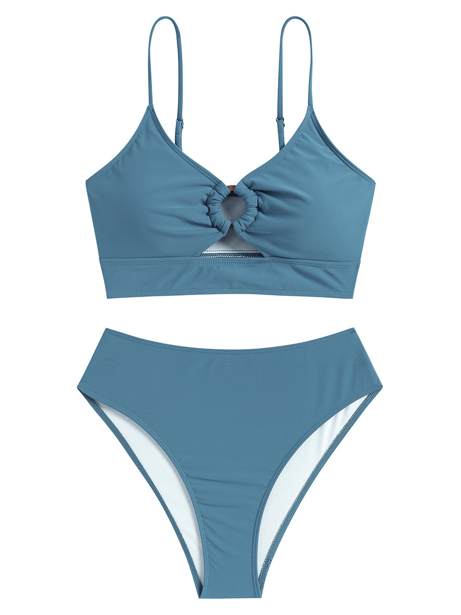O Ring High Waisted Bikini
