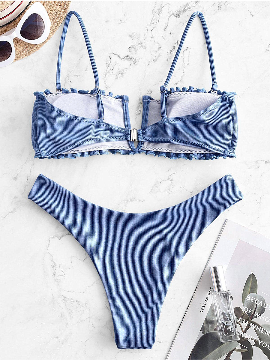 Pleated Lace-Up