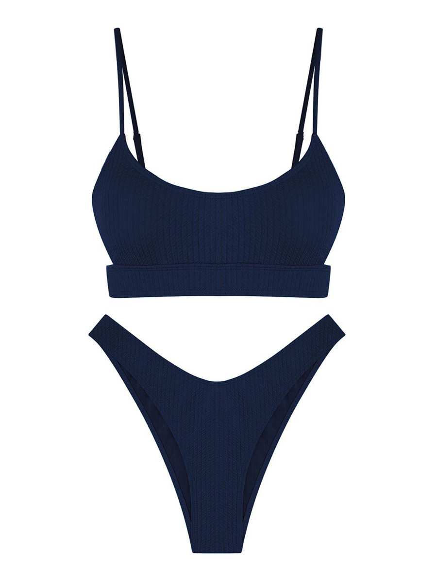 Ribbed High Split
