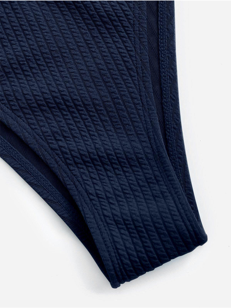 Ribbed High Split