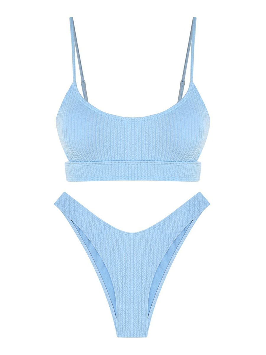 Ribbed High Split