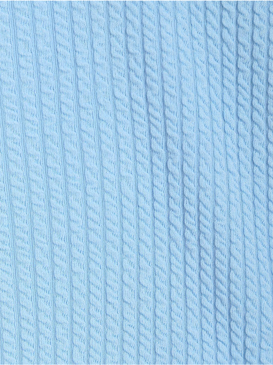 Ribbed High Split