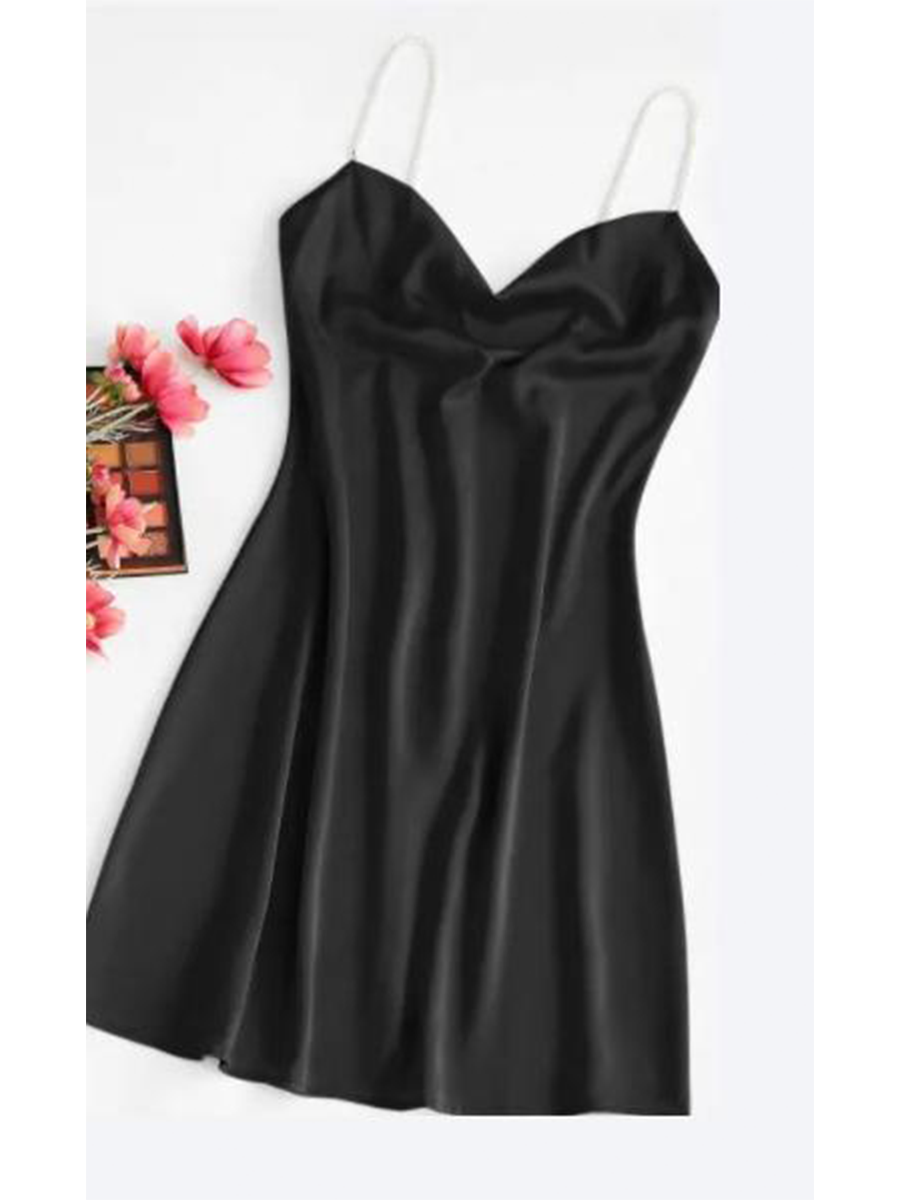 Spaghetti Strap One-piece Dress