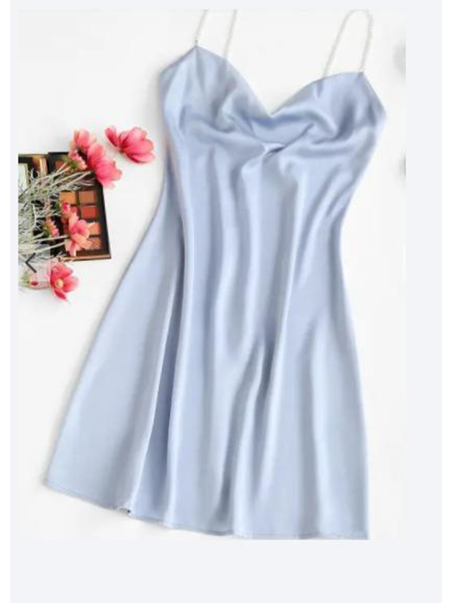 Spaghetti Strap One-piece Dress