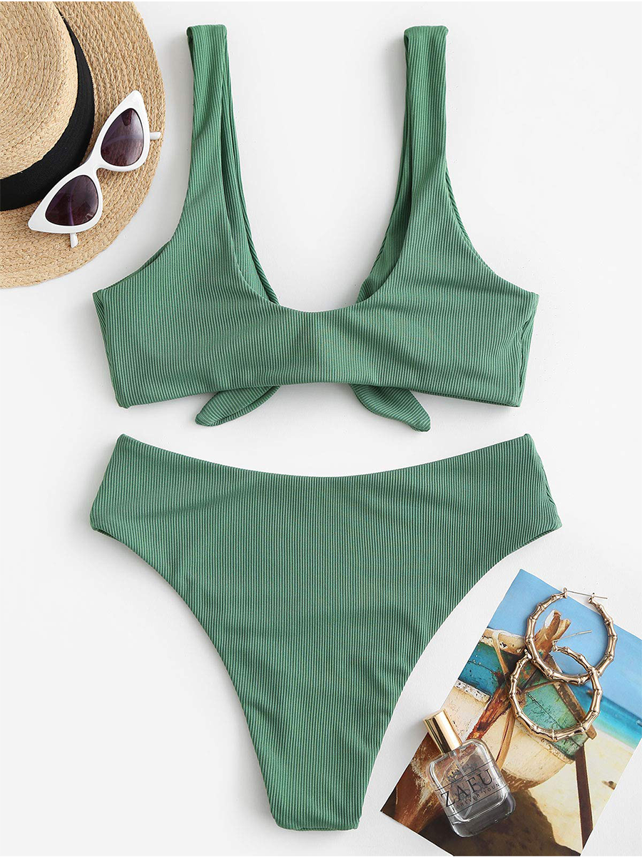 Tie Front Knot Bikini