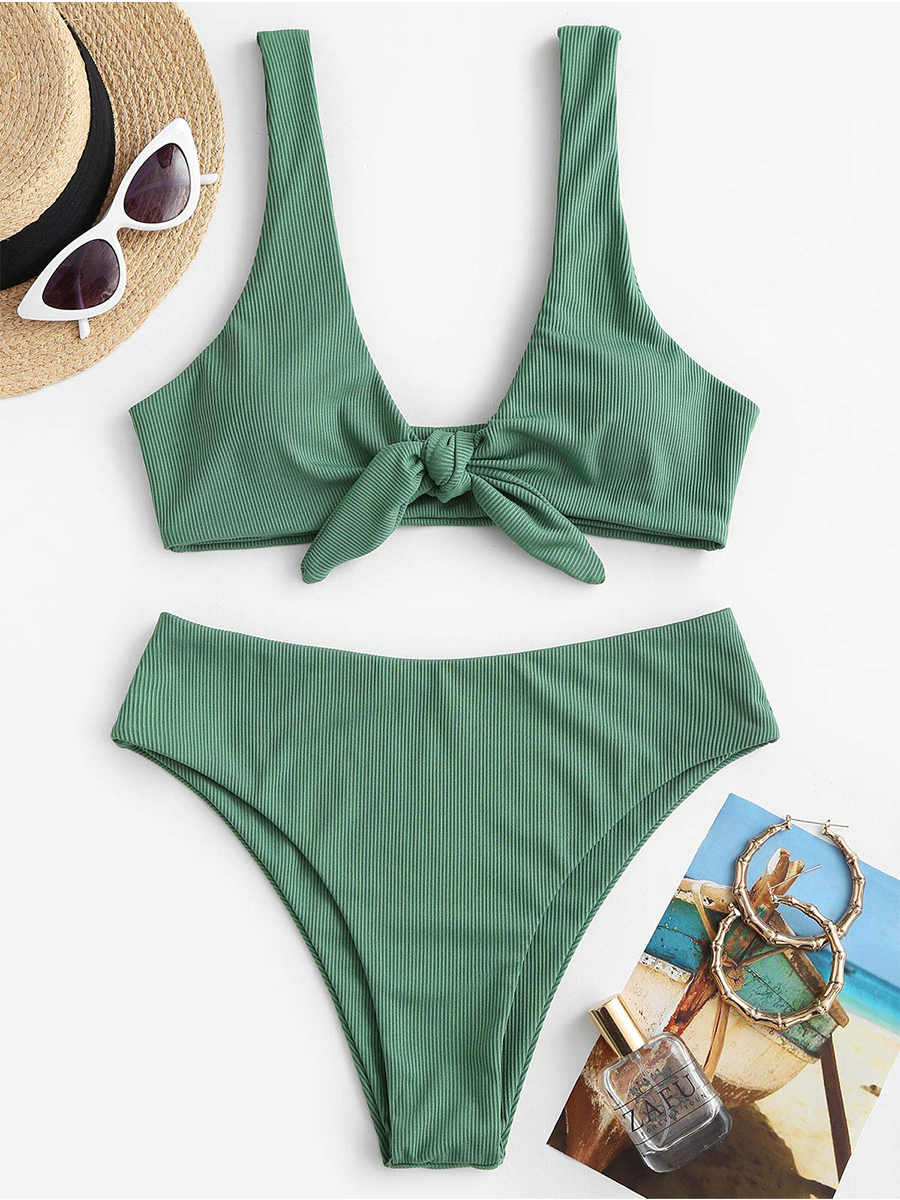 Tie Front Knot Bikini