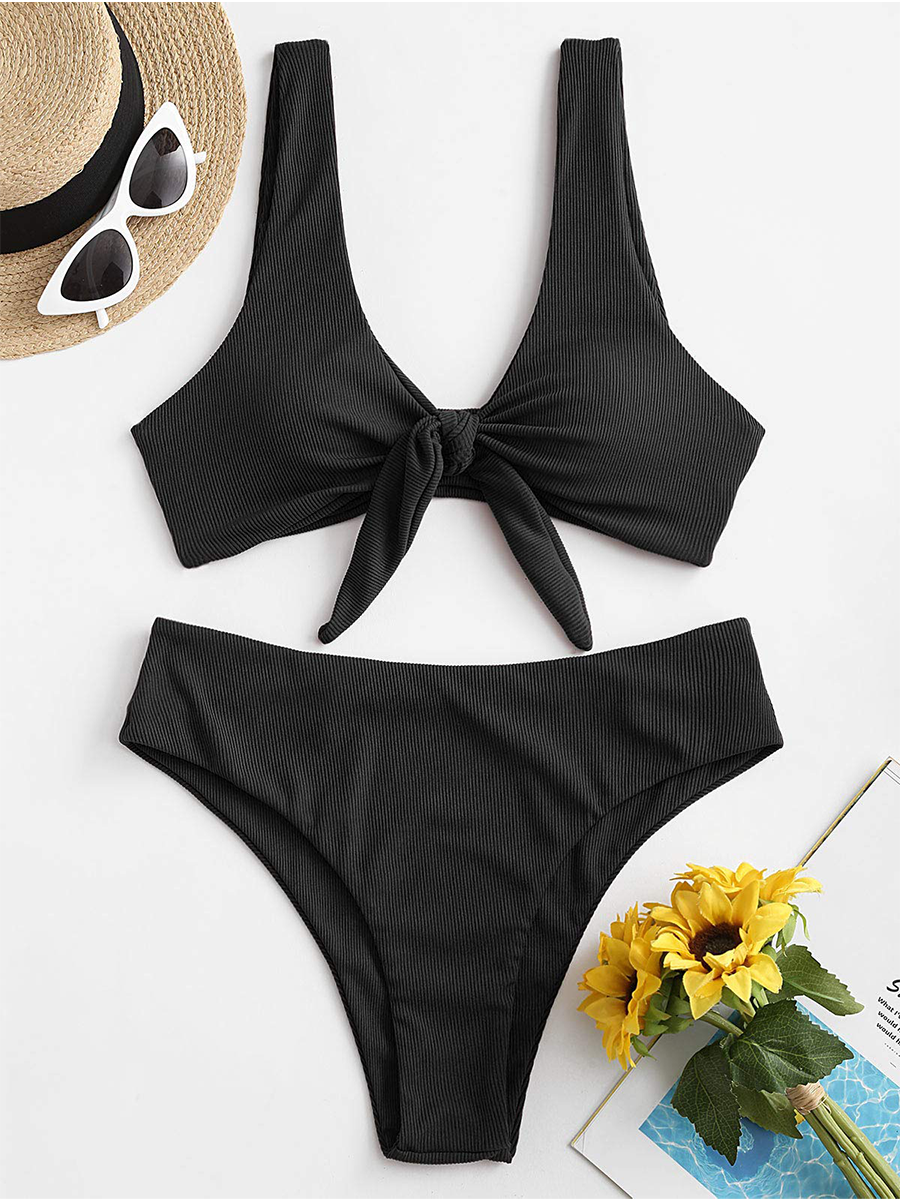 Tie Front Knot Bikini