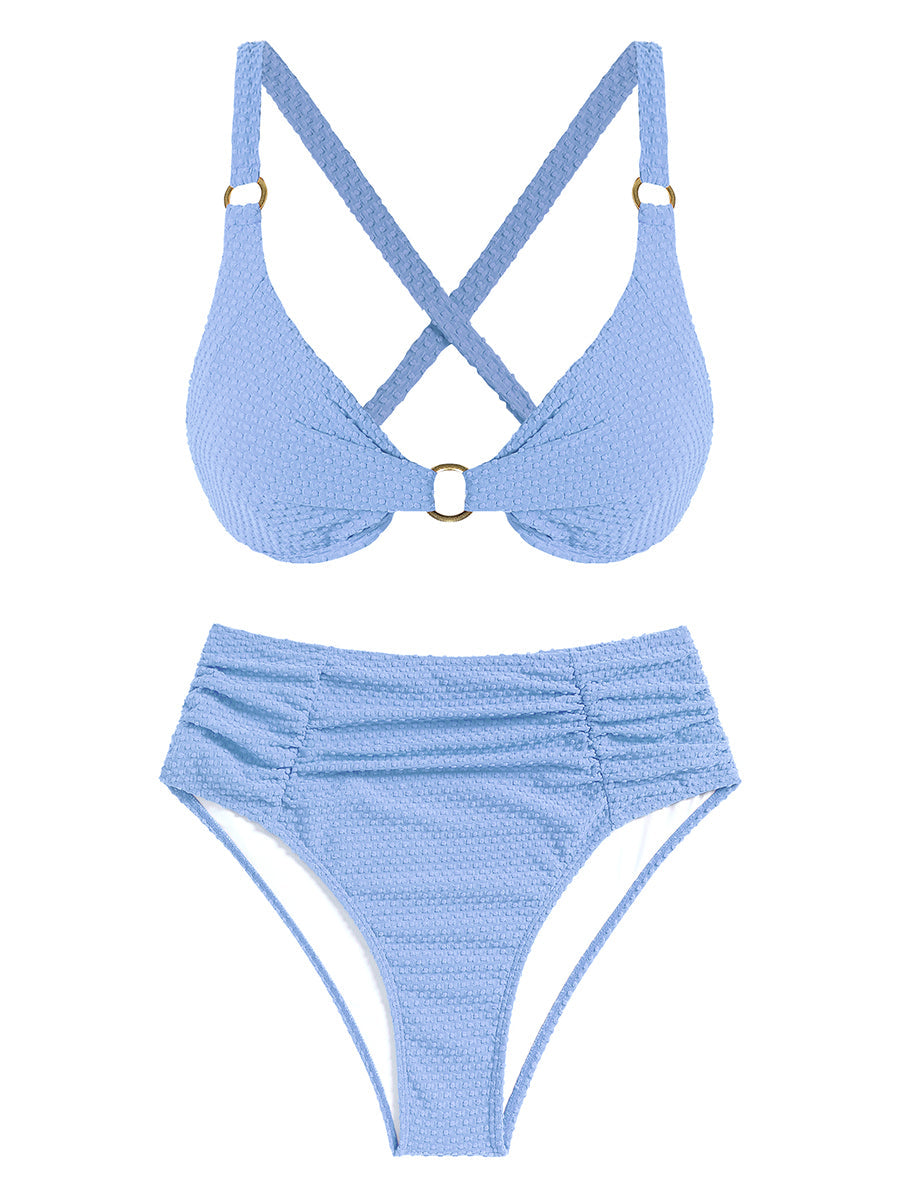 Underwire O Ring Tie Back Bikini