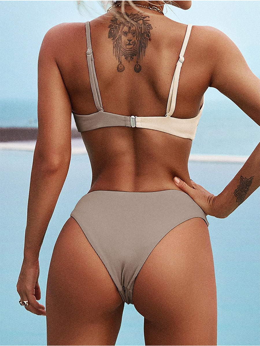O-Ring Halter Bikini Two Piece Set