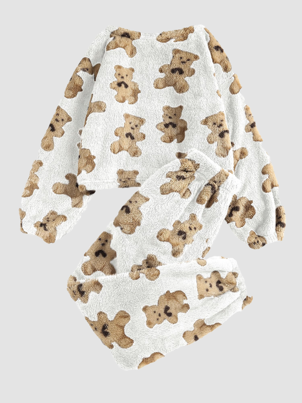 Fleece Lounge Pajama Set