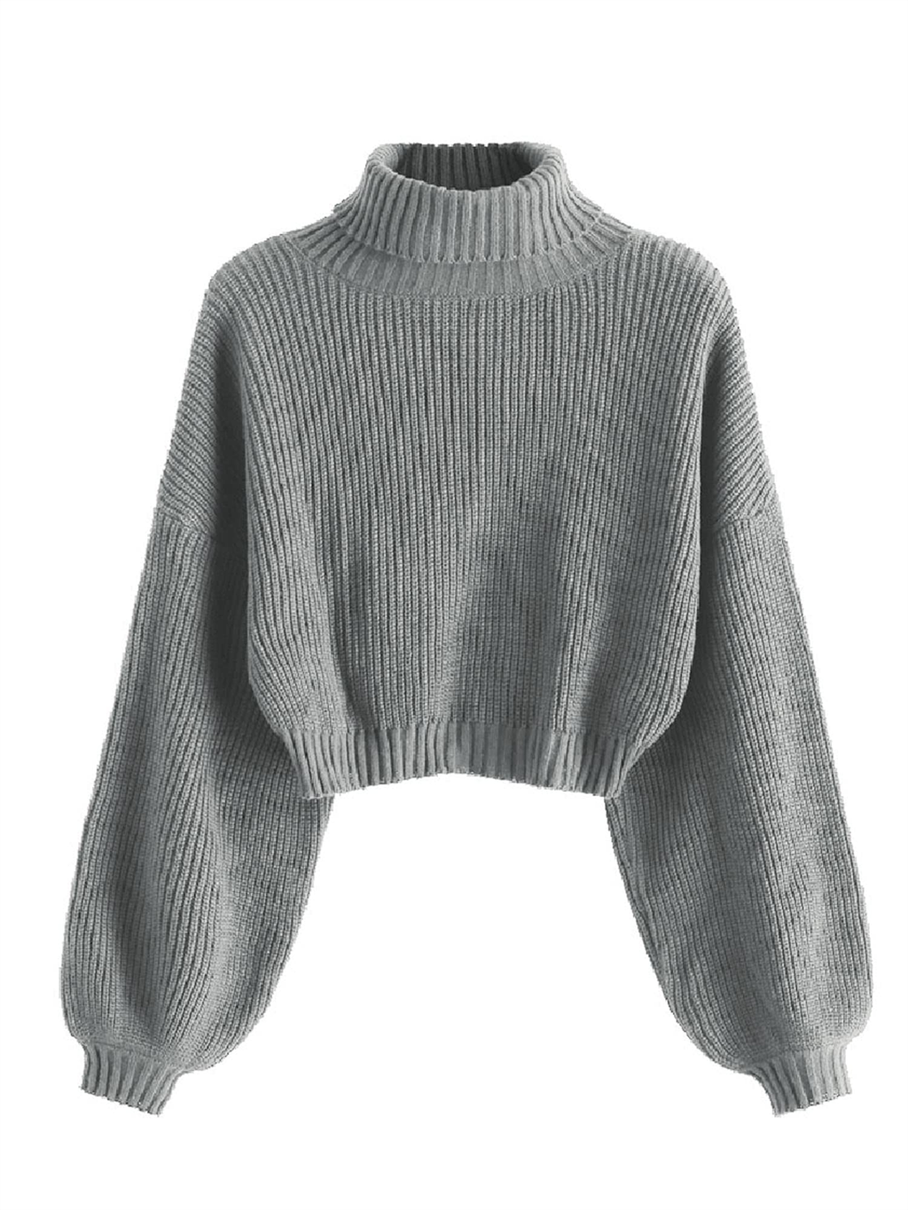 High Neck Long Sleeve Sweater