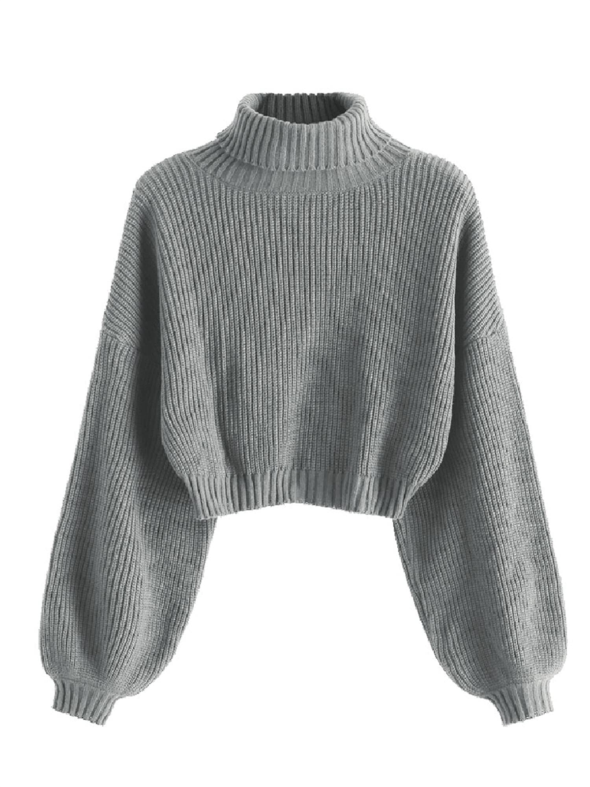 High Neck Long Sleeve Sweater