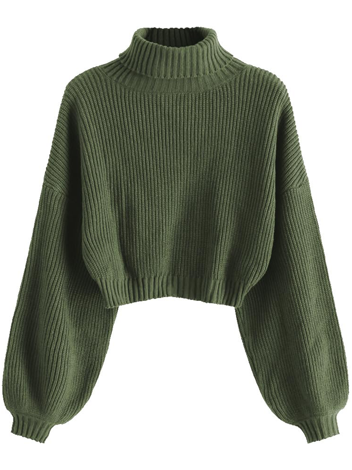 High Neck Long Sleeve Sweater