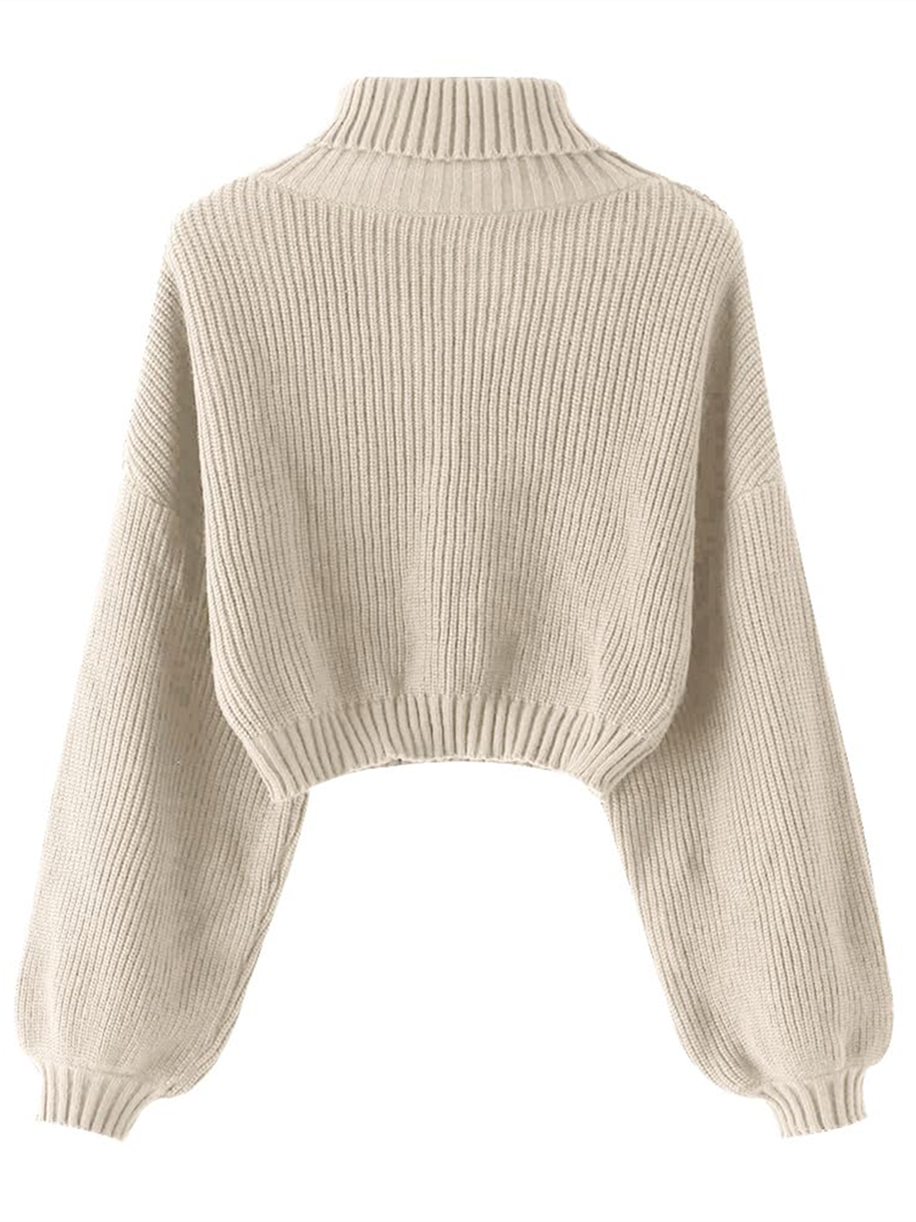 High Neck Long Sleeve Sweater