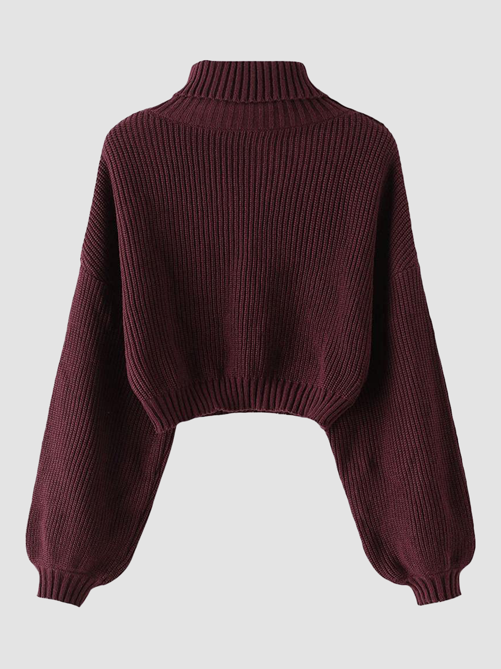 High Neck Long Sleeve Sweater