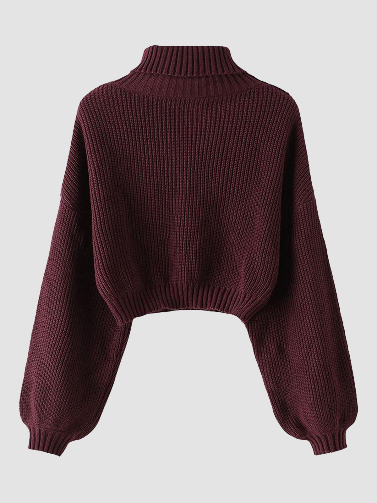 High Neck Long Sleeve Sweater
