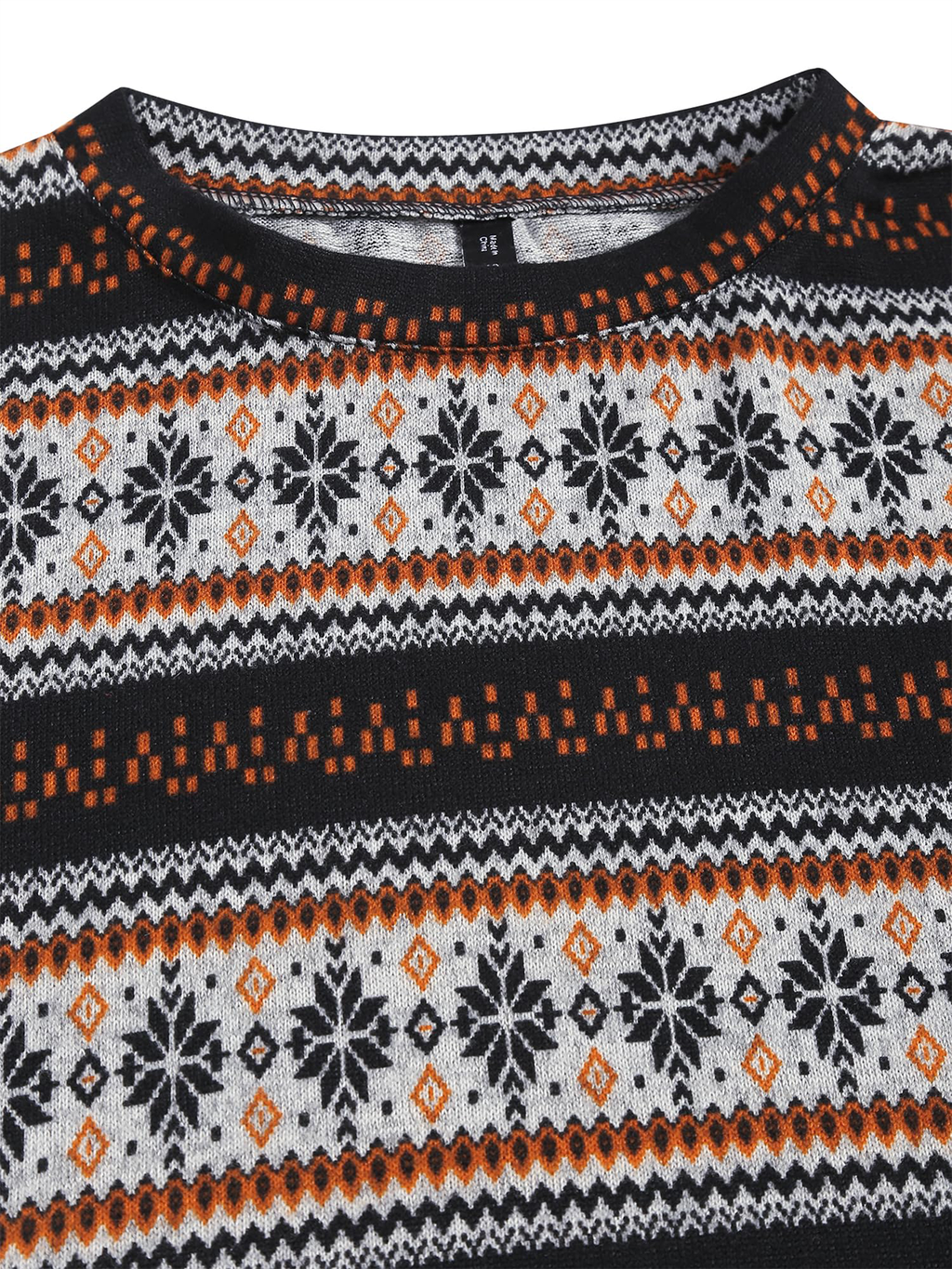 Tribal Pattern Knit Sweater