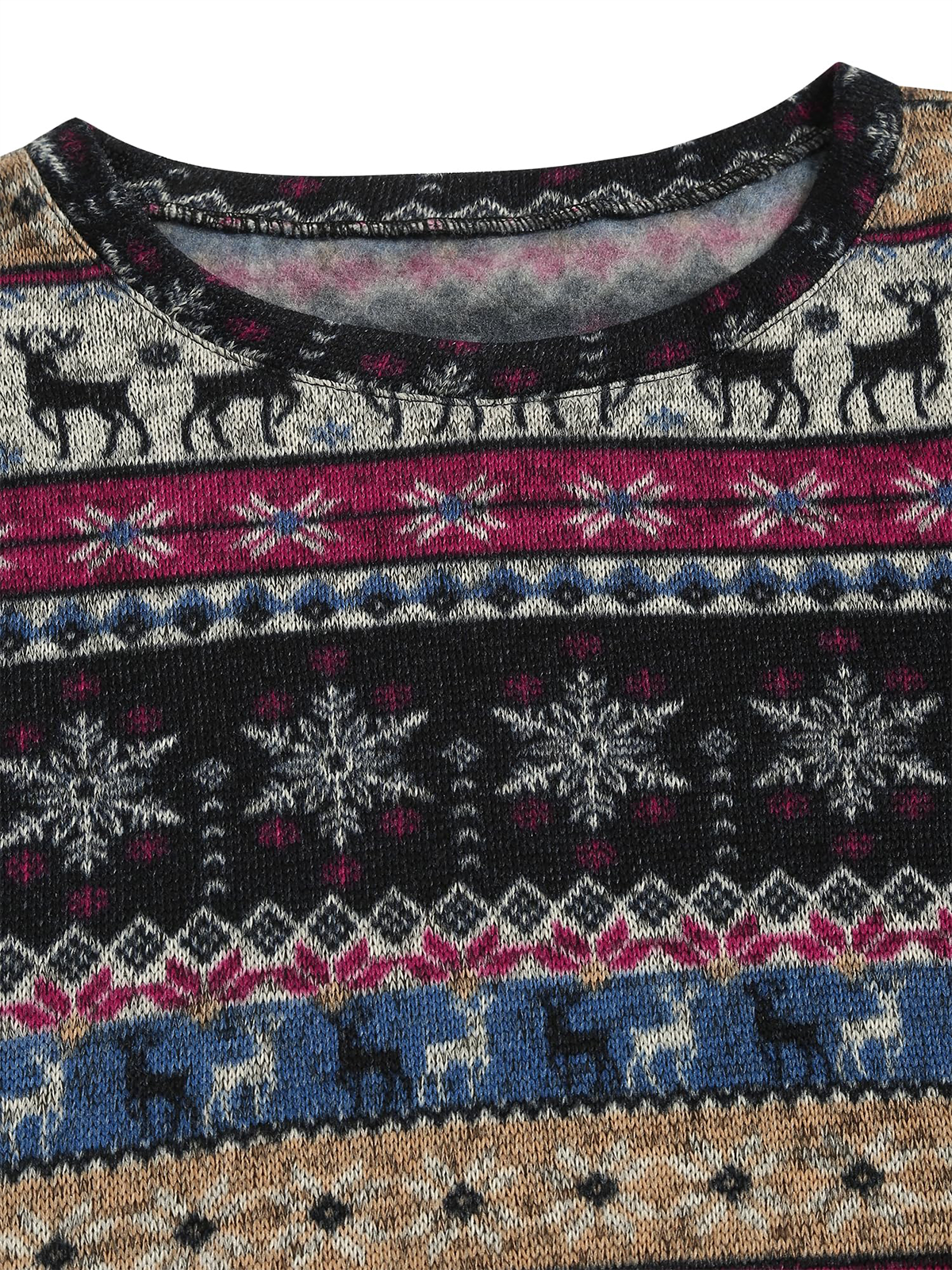 Tribal Pattern Knit Sweater