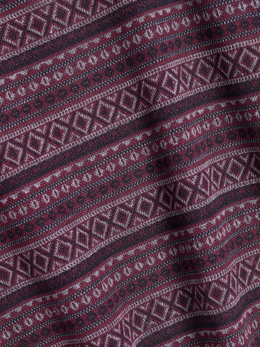 Tribal Pattern Knit Sweater