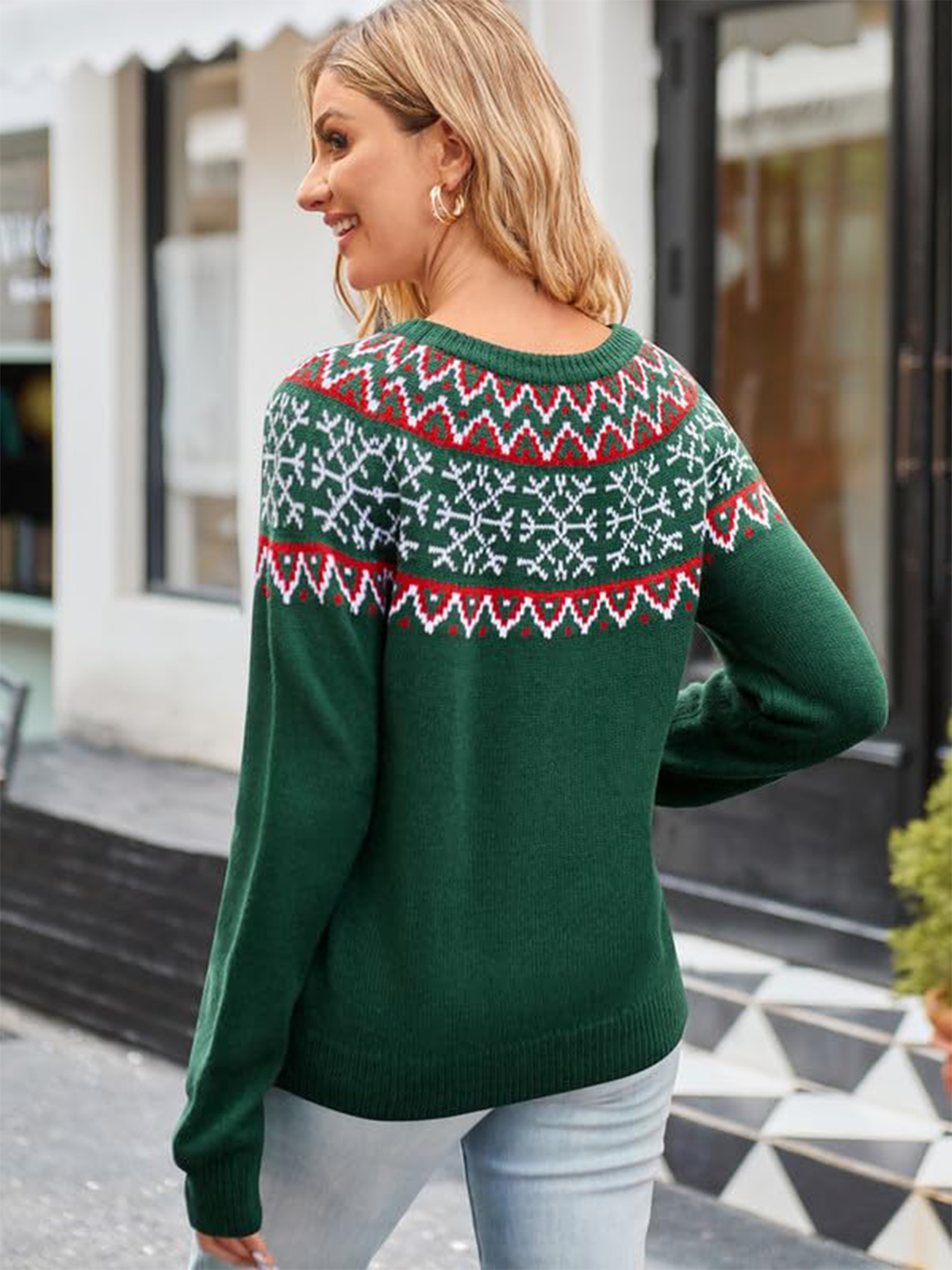 Christmas Snowflake Knit