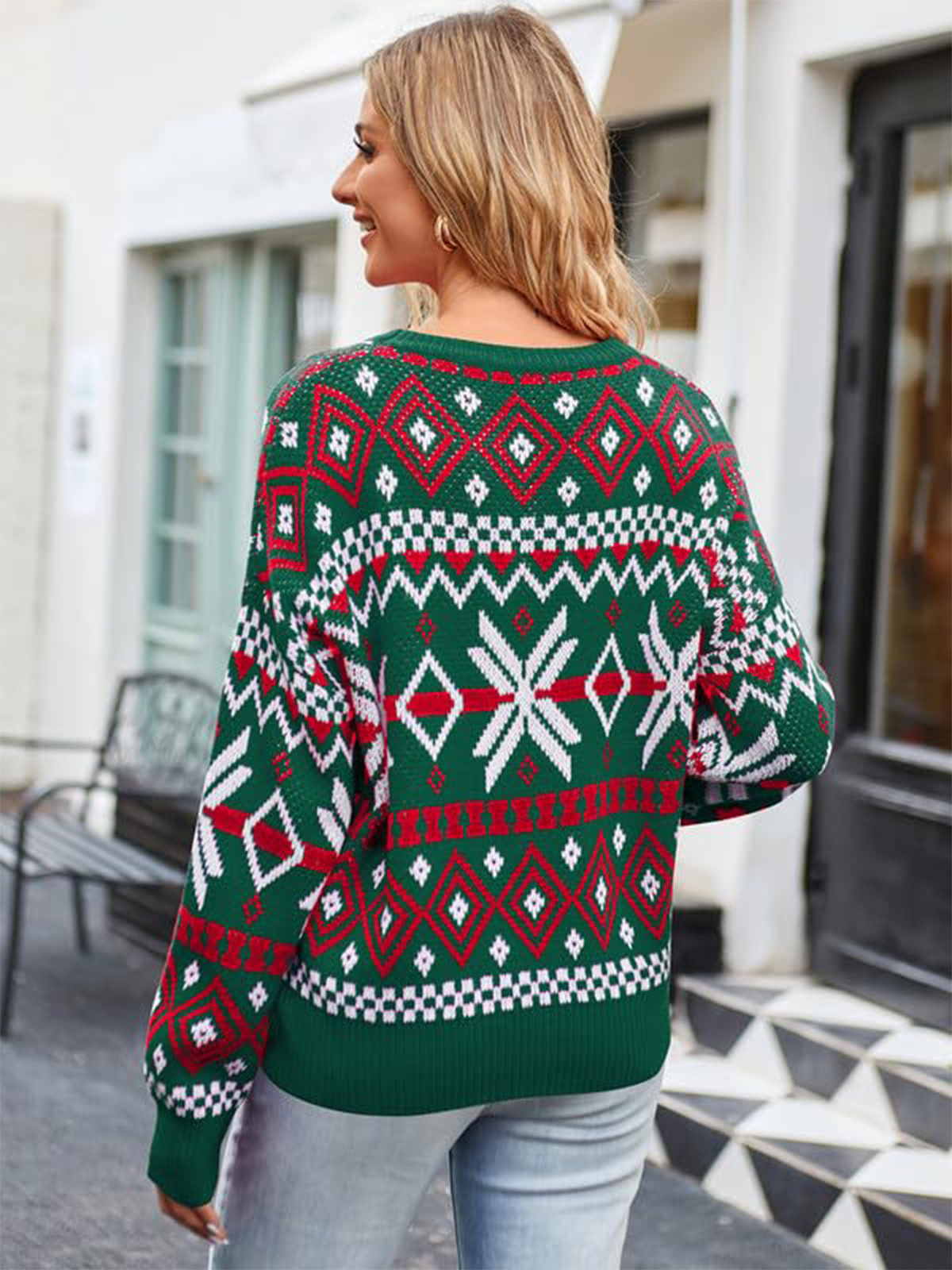 Christmas Snowflake Knit