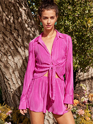 Pleated Casual Suit