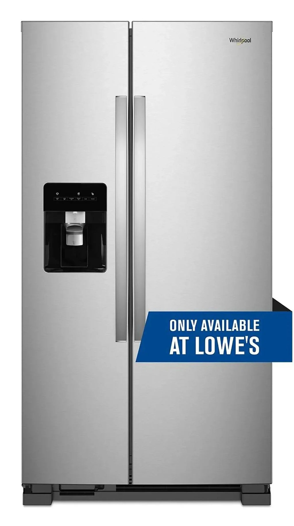 2026 36-inch wide side-by-side refrigerator – 24 cubic feet stainless steel