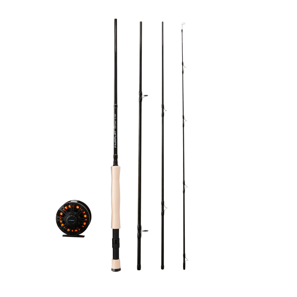 2026 Cortland Fairplay 8' Fly Fishing Combo, 5/6 Weight, 4 Piece, 607637